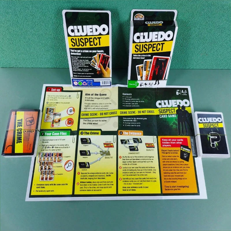 Cluedo Detective Challenge: The Ultimate Mystery Strategy Card Game